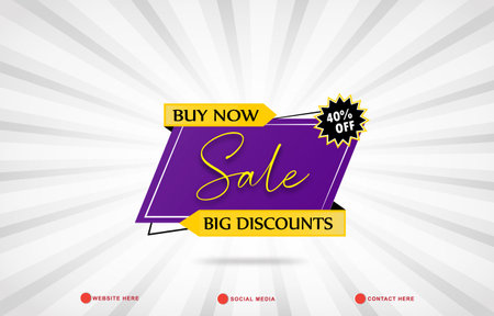 sale big discount template banner with copy space for product sale with abstract gradient white background design 11のイラスト素材