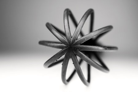 Close-up of a black whiskey on a white background.の写真素材