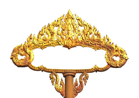 Frame of Thai ancient artの写真素材