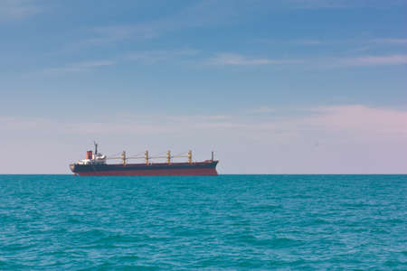 Marine cargo traveling in a seaの写真素材