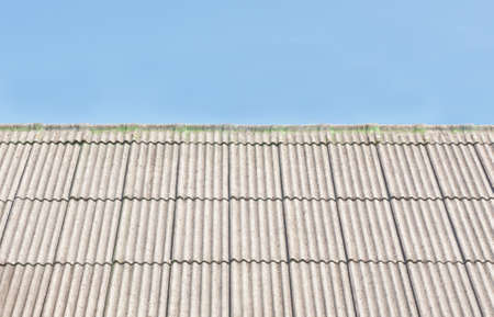 Thai house style roof tilesの写真素材