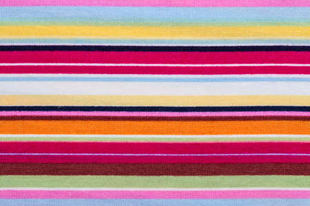 Close up of colors pattern on the fabricの写真素材