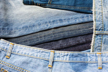 Denim jeans background with seam of jeans fashion designの写真素材