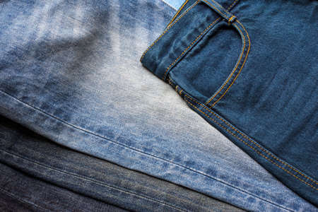 Denim jeans background with seam of jeans fashion designの写真素材
