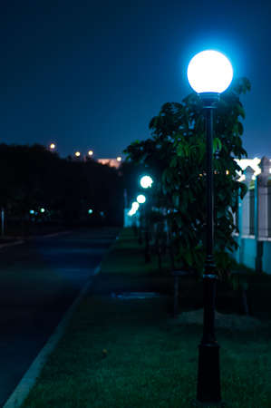The light for help people for walk in the dark