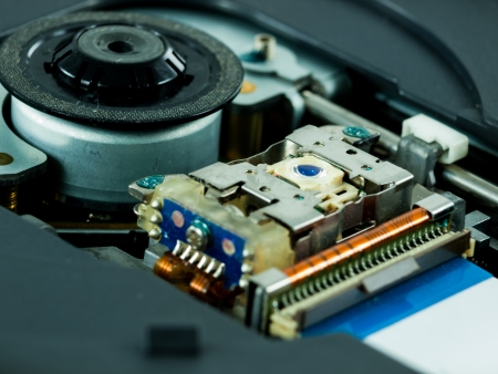 The inner DVD writer for electronic computer hardware.の写真素材