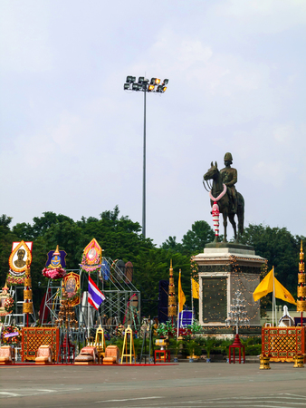 Remember King Royal 5 in Chulalongkorn Day at Thailand のeditorial素材