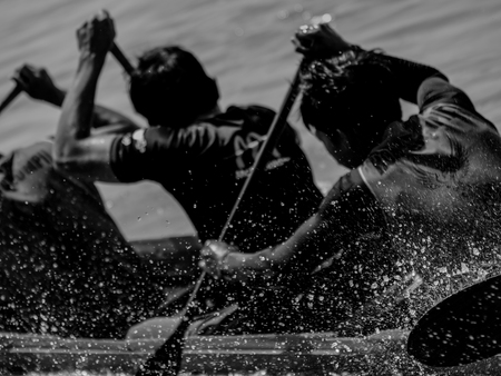 Long boat racingのeditorial素材