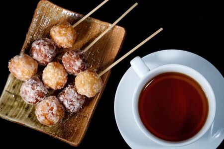 Sesame Balls is delicious sweet tasty snack.の写真素材