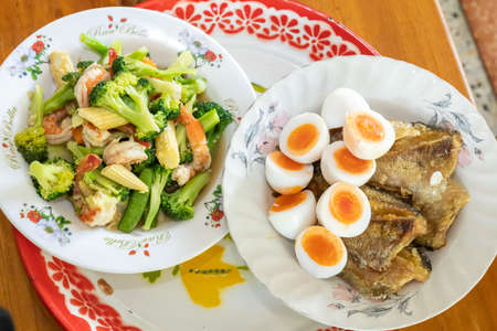 favorite delicious thai food for healthyの写真素材