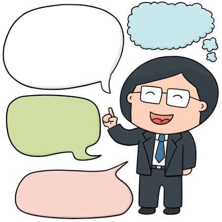 vector set of businessmanのイラスト素材