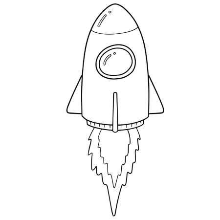 Vector of spaceshipのイラスト素材