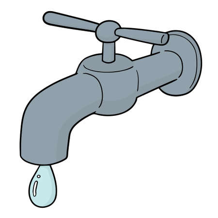 Vector of faucetのイラスト素材
