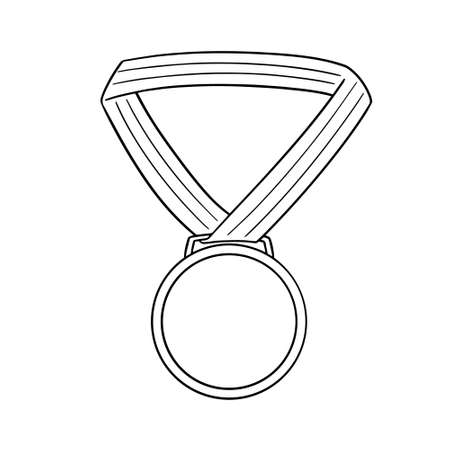 vector illustration  of medalのイラスト素材