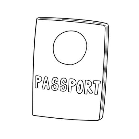 vector illustration  of passportのイラスト素材