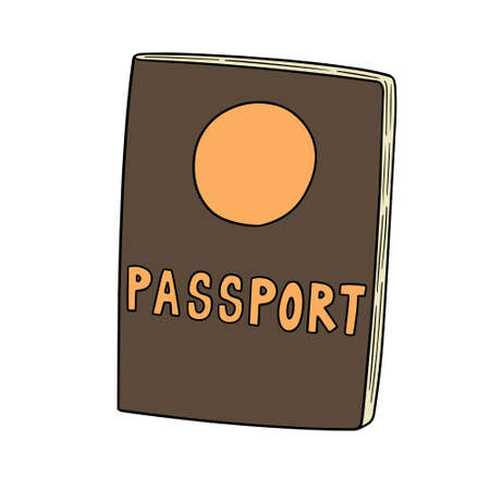 vector illustration  of passportのイラスト素材