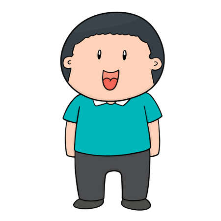 vector of boyのイラスト素材