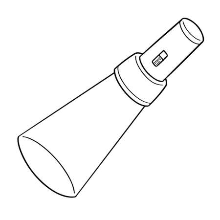 vector of torch illustration.のイラスト素材