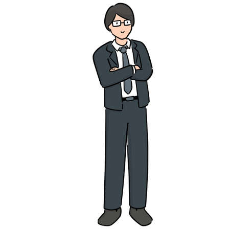 vector of businessmanのイラスト素材