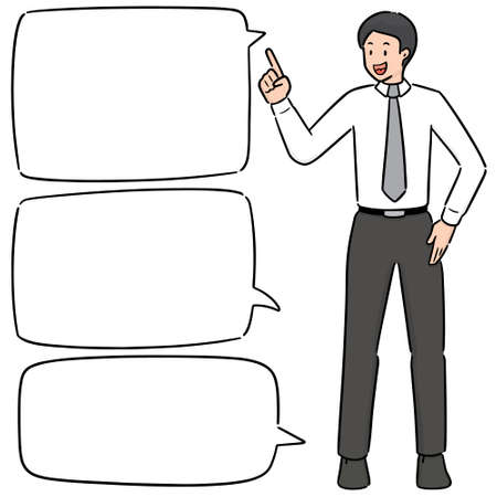 vector of businessmanのイラスト素材