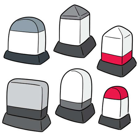 vector set of milestoneのイラスト素材