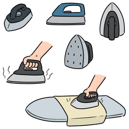 vector set of ironのイラスト素材