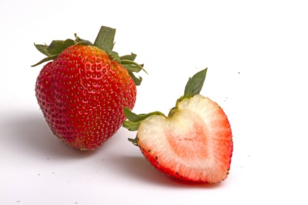 strawberry isolateの写真素材