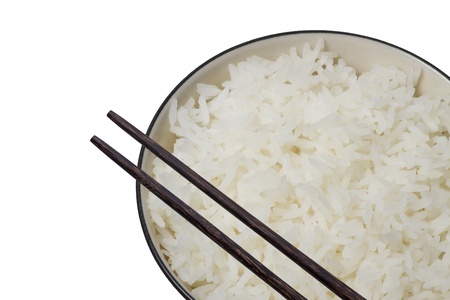 rice and bowlの写真素材