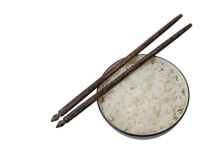 rice and bowlの写真素材