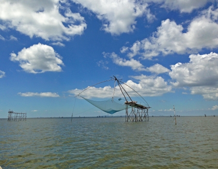 boat and lakeの写真素材