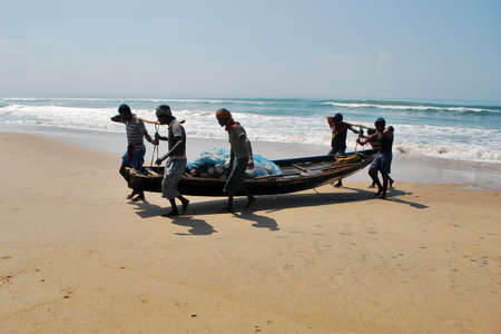 fisherman life at puri odisha india