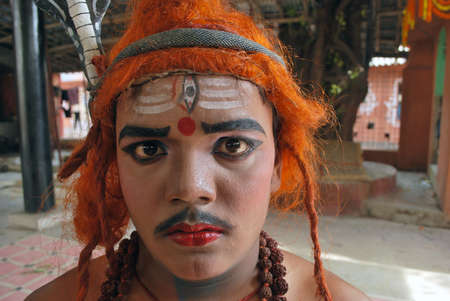 kolkata west bengal india on april 12th 2012: On the evening of Chaitra Sankranti the last day of...