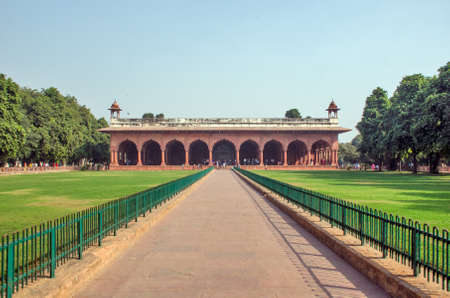 The Red Fort is a historic fort in the city of Delhi in India that served as the main residence of the Mughal Emperors.のeditorial素材