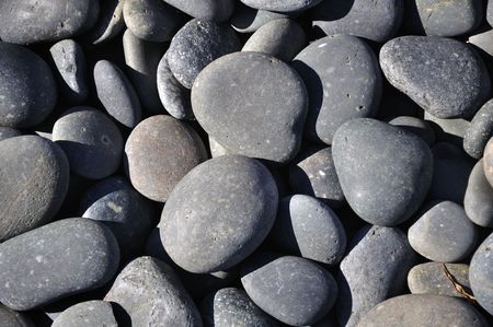 Round rocks background