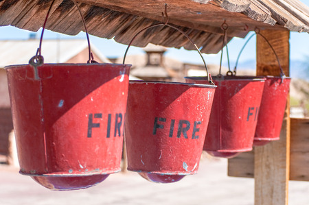 JUNE 22. 2010- Calico, CA:Calico is a ghost town and former mining town in San Bernardino County, California, United States. Was founded in 1881 as a silver mining town, and today has been converted into a county park.のeditorial素材