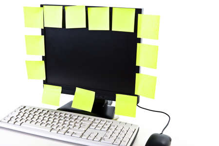 yellow notes, we need more yellowの写真素材