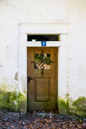 Wooden doorの写真素材