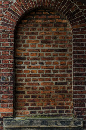 Old brick wallの写真素材