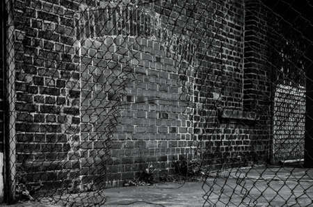 Old brick wallの写真素材