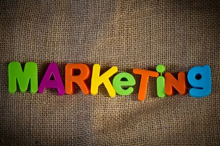 Marketing Dictionary Definition Low key close upの写真素材