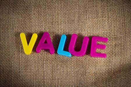 Value Dictionary Definition Low key close upの写真素材