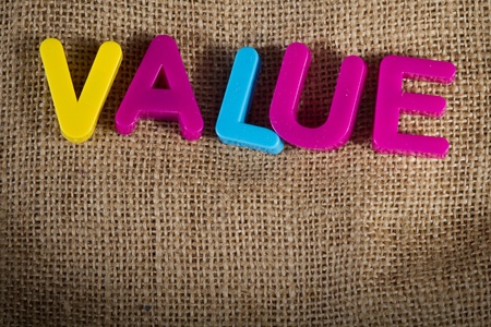 Value Dictionary Definition Low key close upの写真素材