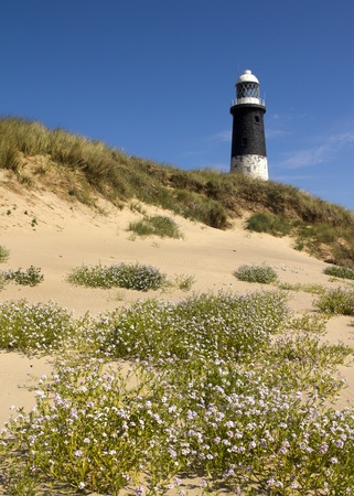 Lighthouse at Spurn Point in yorkshire England
の写真素材