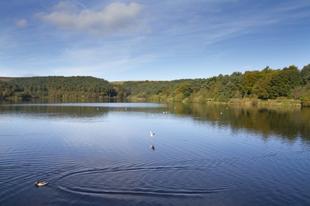 Ogden Water  Reservoir Halifax west yorkshire ukの写真素材