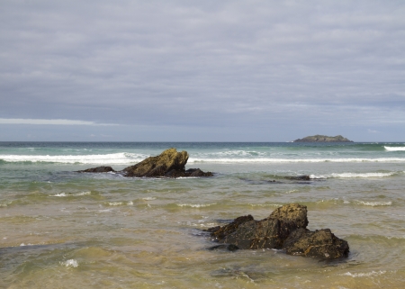 Cornwall England UK on a beautiful day