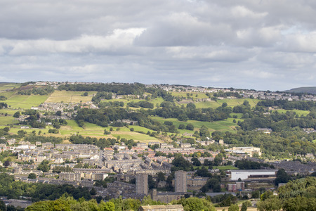 Sowerby bridge, Halifax, West Yorkshire, UK 5th September, 2015. UK Weather on a beautiful lightly overcast day.のeditorial素材