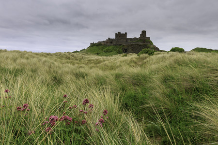 Bamburgh Castle on the Northumberland coast.のeditorial素材