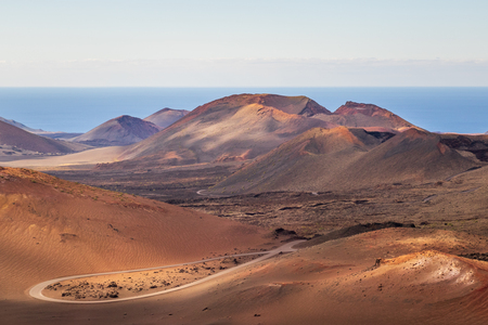 A view of Timanfaya National Park, Lanzaroteの写真素材