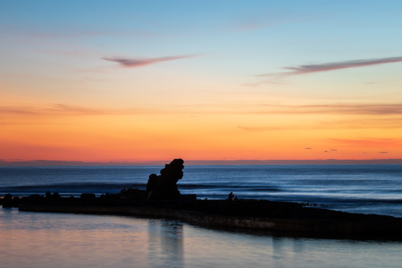 Tenerife sunset at playa de las americas Spainの写真素材