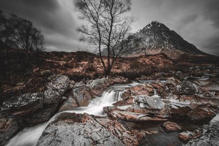 Buachaille Etive Mor, Glencoe, Scotland.の写真素材